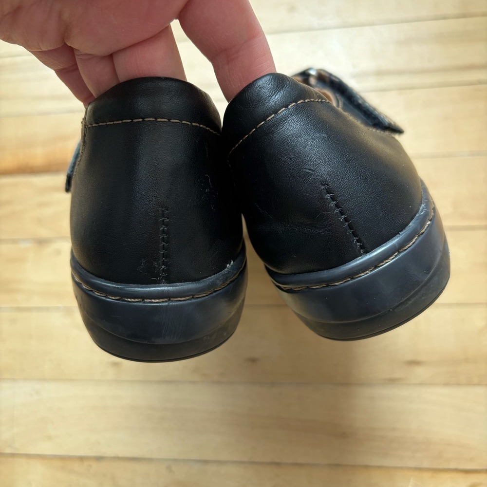 Clarks‎ Shoes Size 10 M Evianna Doyle T-Strap Mary Janes Black Leather Comfort - Picture 7 of 8